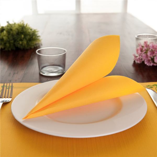 GUARDANAPOS ECOLABEL 2 FOLHAS 18 G/M2 39x39 CM AMARELO SOL TISSUE (1600 UNIDADE)